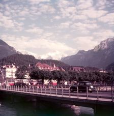 The Jungfrau from Interlaken, Switzerland, c1955. Creator: Arthur Charles Kirby Ware