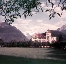 The Jungfrau from Interlaken, Switzerland, c1955. Creator: Arthur Charles Kirby Ware