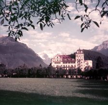 The Jungfrau from Interlaken, Switzerland, c1955. Creator: Arthur Charles Kirby Ware