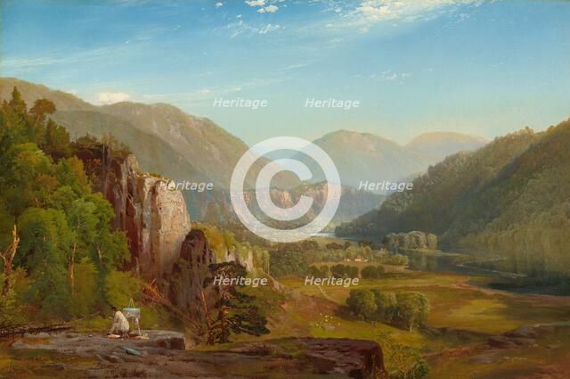 The Juniata, Evening, 1864. Creator: Thomas Moran.