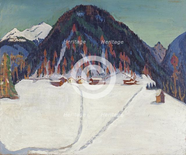 The Junkerboden under Snow, 1936. Creator: Ernst Kirchner.
