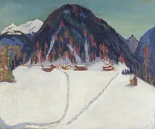 The Junkerboden under Snow, 1936. Creator: Ernst Kirchner