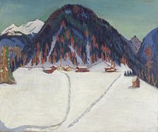 The Junkerboden under Snow, 1936. Creator: Ernst Kirchner
