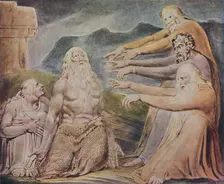The Just Upright Man Is Laughed To Scorn c1825, (1947). Artist: William Blake