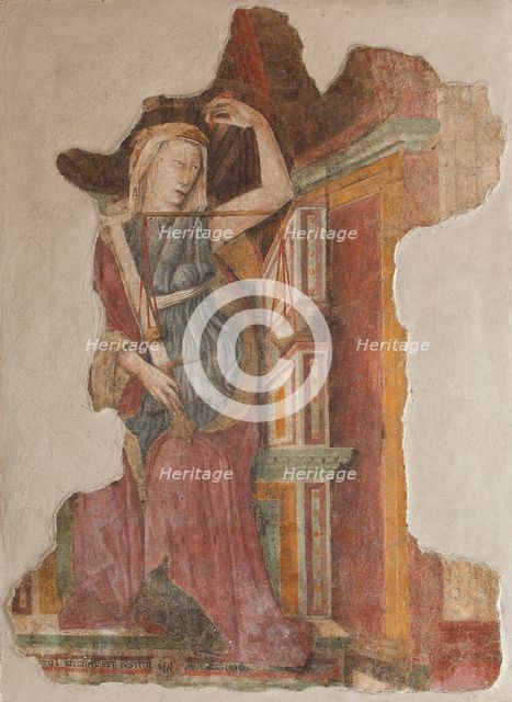 The Justice, 1441. Creator: Niccolò di Agnolo del Fantino (active ca 1441).