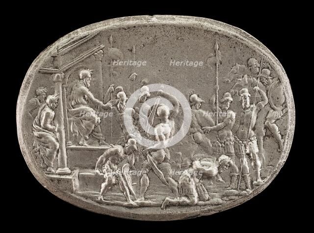 The Justice of Brutus. Creator: Giovanni Bernardi.