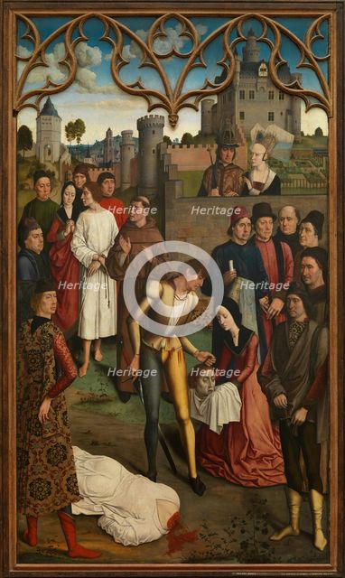 The Justice of Emperor Otto III: Beheading of the Innocent Count, 1471-1475. Artist: Bouts, Dirk (1410/20-1475)