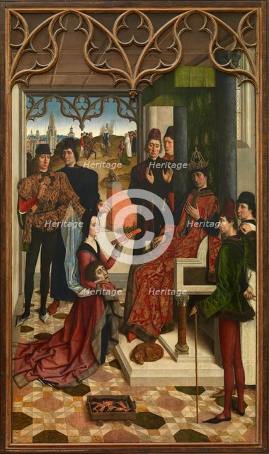 The Justice of Emperor Otto III: Ordeal by Fire, 1471-1475. Artist: Bouts, Dirk (1410/20-1475)