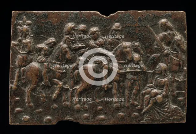 The Justice of Trajan, 15th century. Creator: Pseudo Melioli.