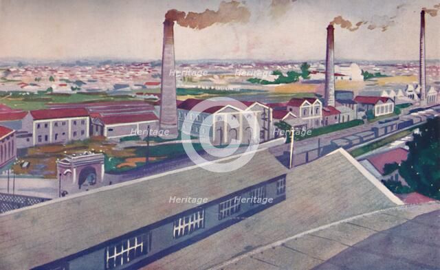 'The Jute Mills of the Cia. Nacional de Tecidos de Juta', 1914. Artist: Unknown.