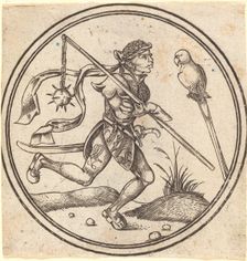 The Jack of Parrots, c. 1500. Creator: Master P. W. of Cologne