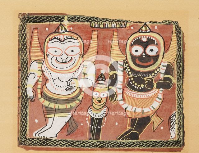 The Jagannatha Trio, 19th century. Artist: Unknown.