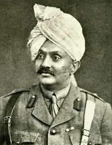 The Jam Sahib of Nawanagar (Prince Rantjitsinhji)... First World War, January 1915, (c1920). Creator: Vandyk