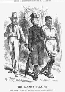 The Jamaica Question 1865. Creator: John Tenniel