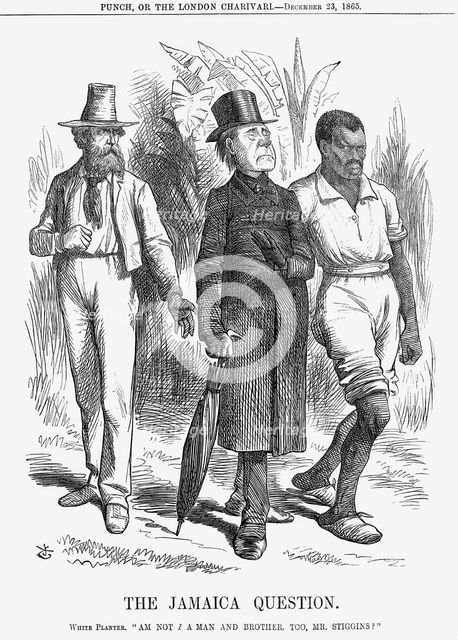 'The Jamaica Question', 1865. Creator: John Tenniel.