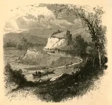 The James, above Richmond 1872. Creator: Harry Fenn