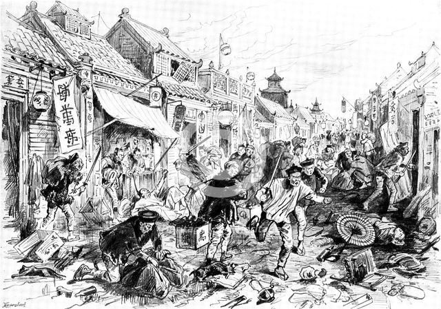 The Japanese at Port Arthur, 1895. Creator: George Meisenbach.