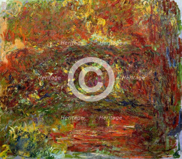 The Japanese bridge (Le Pont Japonais), 1918-1924. Creator: Monet, Claude (1840-1926).