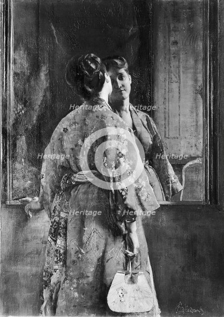 The Japanese Robe, ca. 1872. Creator: Alfred Stevens.