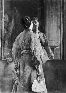 The Japanese Robe, ca. 1872. Creator: Alfred Stevens