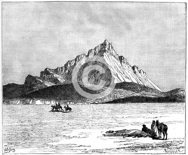 'The Jebel Zaghwan', c1890. Artist: Meunier