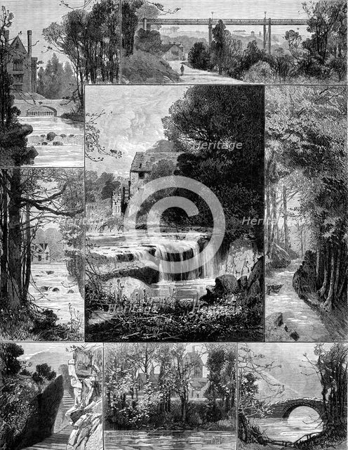 The Jesmond Dene Public Park, Newcastle-On-Tyne, 1883. Creator: Unknown.