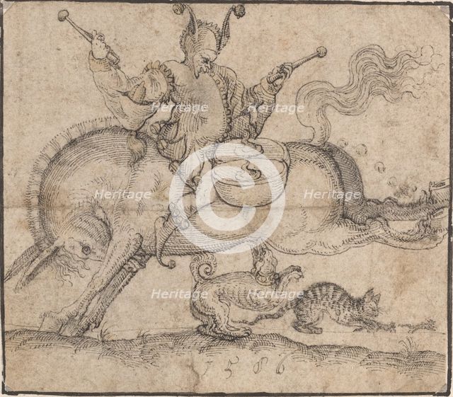 The Jester, 1586. Creator: Jost Ammon.