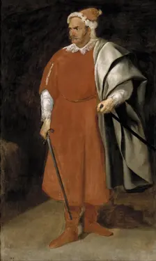 The Jester Barbarroja, c1634. Creator: Diego Velasquez