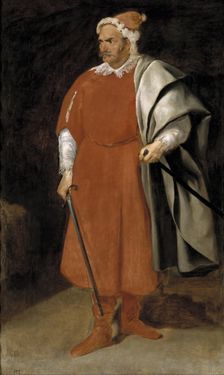 The Jester Barbarroja, c1634. Creator: Diego Velasquez