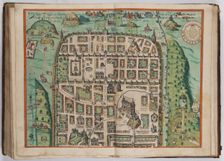 The Jerusalem Map (From: Civitates Orbis Terrarum), 1572