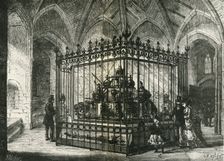 The Jewels as they were displayed in the Wakefield Tower about 1875 1962. Creator: Frank Watkins