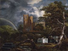 The Jewish Cemetery, 1654 or 1655. Creator: Jacob van Ruisdael