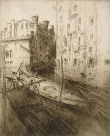 The Jewish Ghetto in Venice, 1906. Creator: Edgar Chahine (1874-1947)