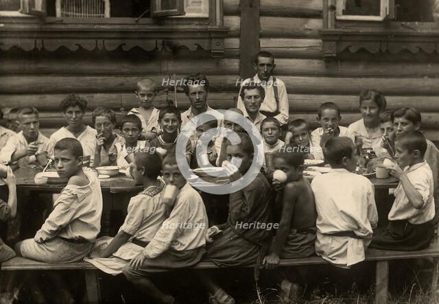 The Jewish Model Children's Commune in Malakhovka Near Moscow, 1921-1922. Creator: Unknown.