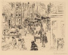 The Jewish Quarter in Amsterdam, 1906. Creator: Max Liebermann