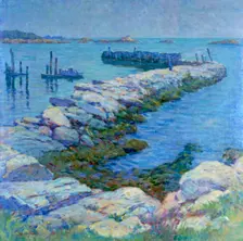 The Jetty 1879-1962. Artist: William Chadwick