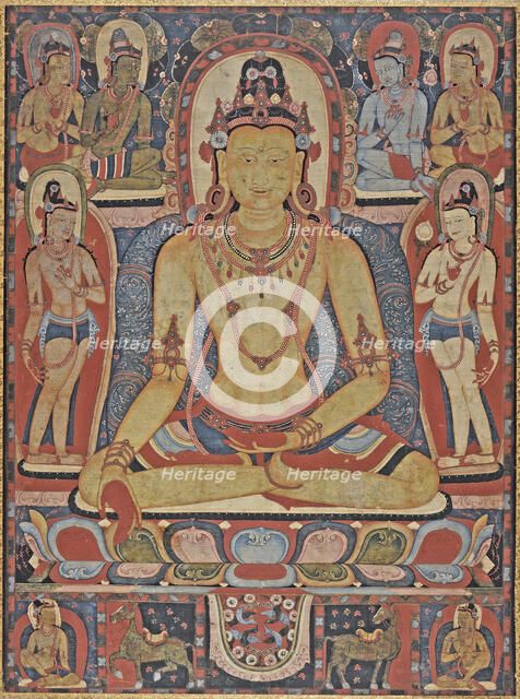 The Jina Buddha Ratnasambhava, between c1150 and c1225. Creator: Anon.