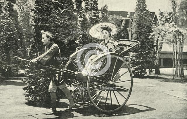 'The Jinrikisha', 1891. Creator: Unknown.