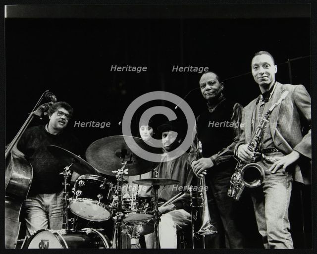 The JJ Johnson Quintet at the Hertfordshire Jazz Festival, St Albans Arena, 4 May 1993: Rufus Reid  Creator: Denis Williams.