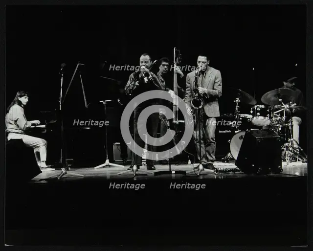 The JJ Johnson Quintet performing at the Hertfordshire Jazz Festival, St Albans Arena, 4 May 1993:  Creator: Denis Williams.