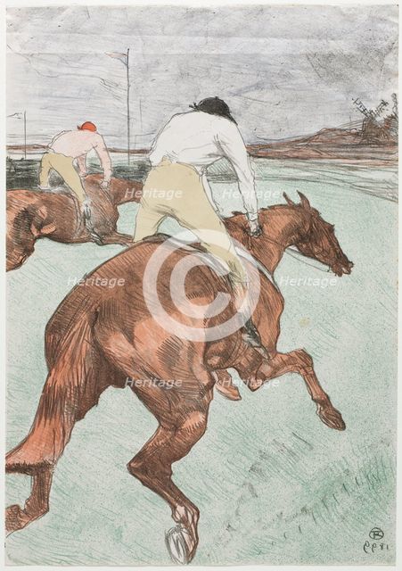 The Jockey, 1899. Creator: Henri de Toulouse-Lautrec (French, 1864-1901).