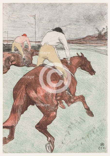 The Jockey, 1899. Creator: Henri de Toulouse-Lautrec (French, 1864-1901).