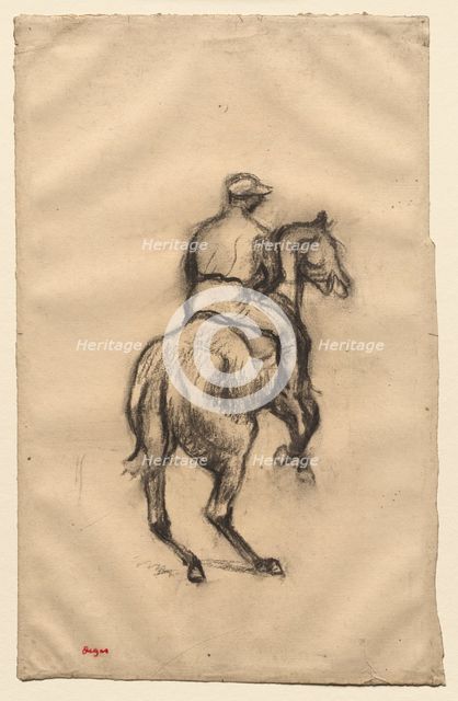 The Jockey, c. 1885-1900. Creator: Edgar Degas (French, 1834-1917).