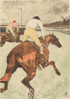 The Jockey (Le jockey), 1899. Creator: Henri de Toulouse-Lautrec