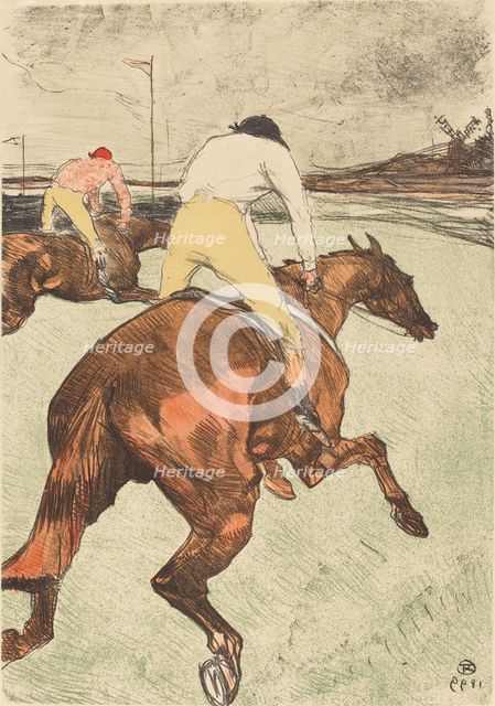 The Jockey (Le jockey), 1899. Creator: Henri de Toulouse-Lautrec.