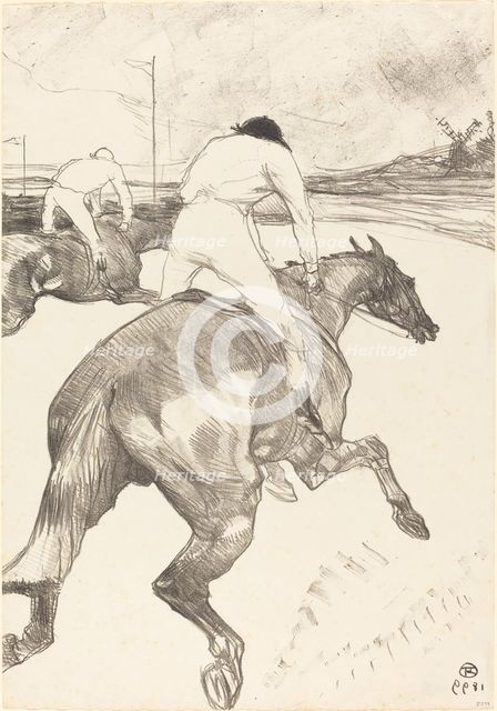 The Jockey (Le jockey), 1899. Creator: Henri de Toulouse-Lautrec.