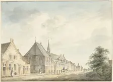 The Jobs-Gasthuis in Utrecht, 1745-1795. Creator: Jacobus Versteegen