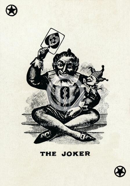 The Joker from a deck of Goodall & Son Ltd. playing cards, c1940. Artist: Unknown.