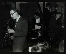 The John Cox Trio and Derek Humble playing at the Civic Restaurant, Bristol, 1955. Artist: Denis Williams