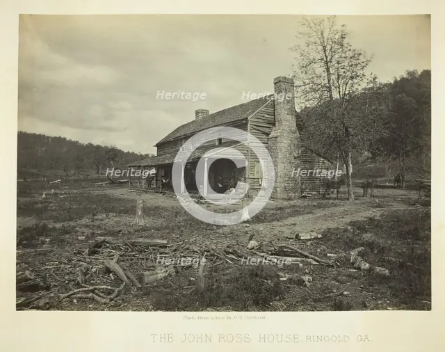 The John Ross House, Ringold, GA, 1866. Creator: George N. Barnard.